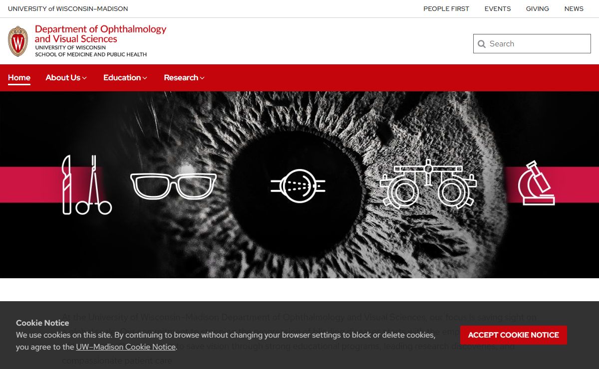 Ophthalmology and Visual Sciences – UW–Madison