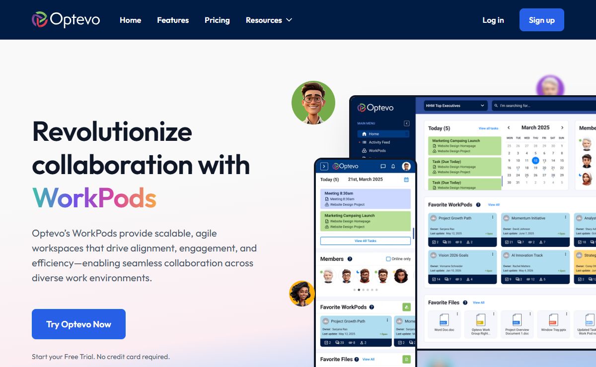 Optevo - Hybrid Workspace Platform