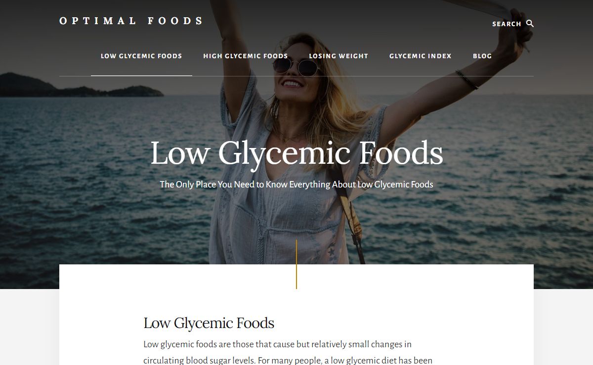 Low Glycemic Foods - Optimal Foods