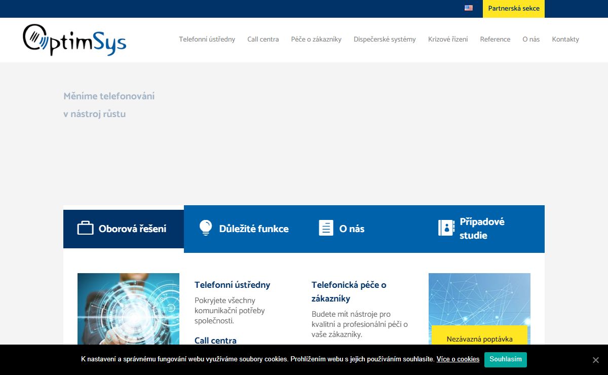 Hlasová komunikace pod kontrolou od OptimSys