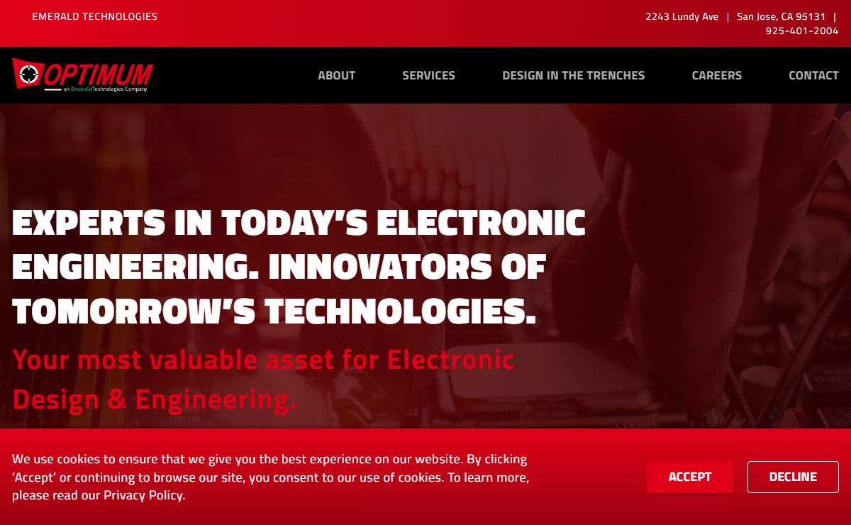 PCB Design Services | Electronic Engineers | Optimum Design Associates