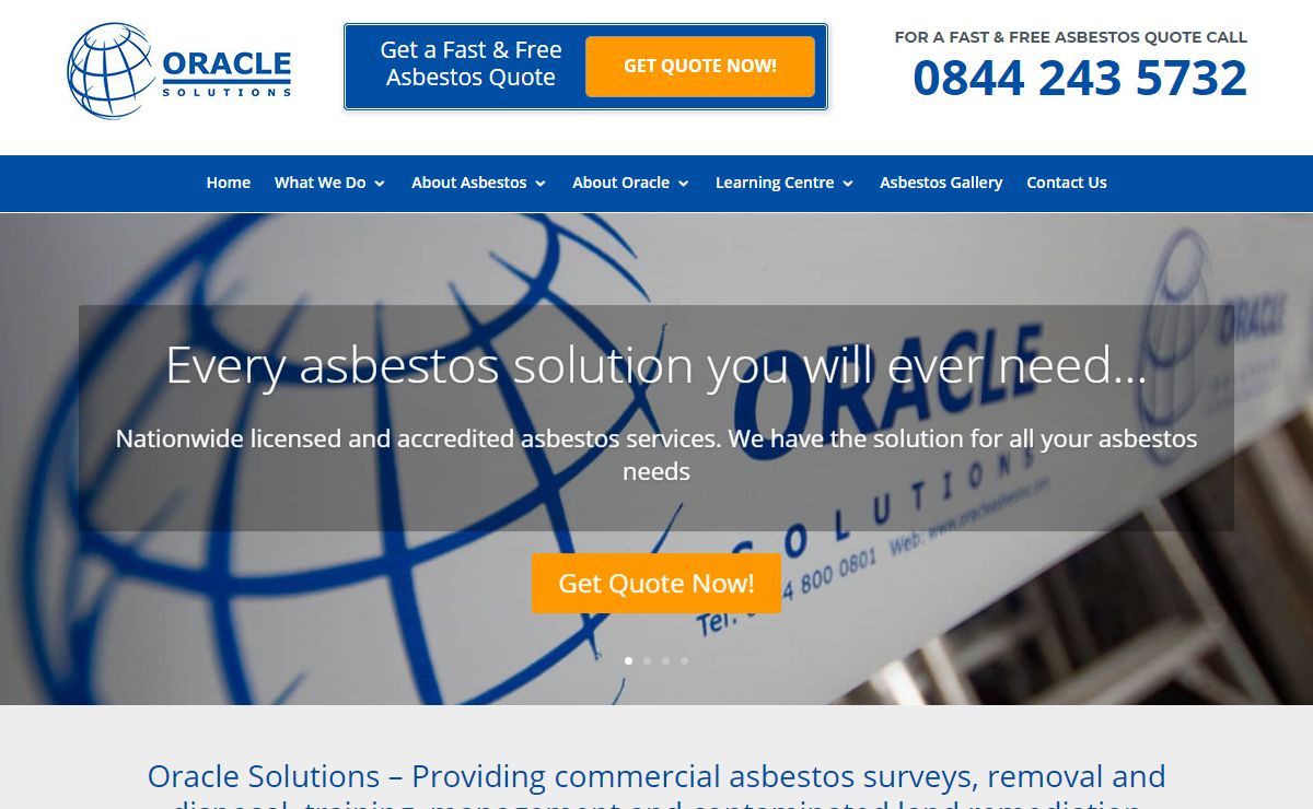 Oracle Solutions - For Surveys, Removals & Training