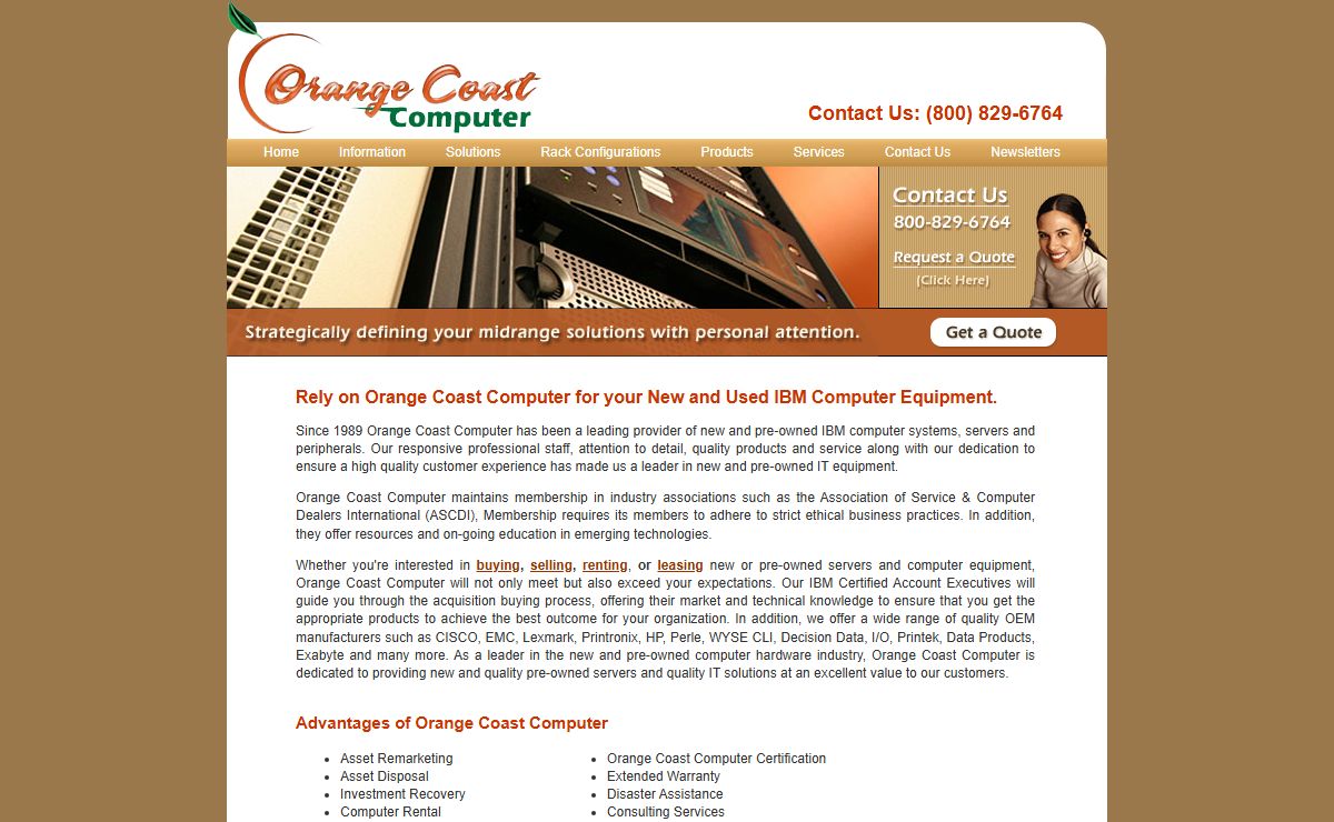 New and Used IBM Computer Equipment - Orange Coast Computer