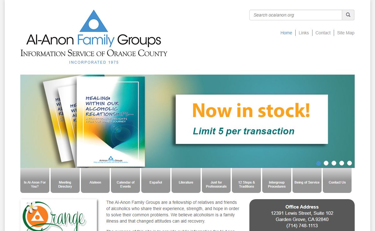Al-Anon Family Groups | Information Service of Orange County | Incorporated 1975