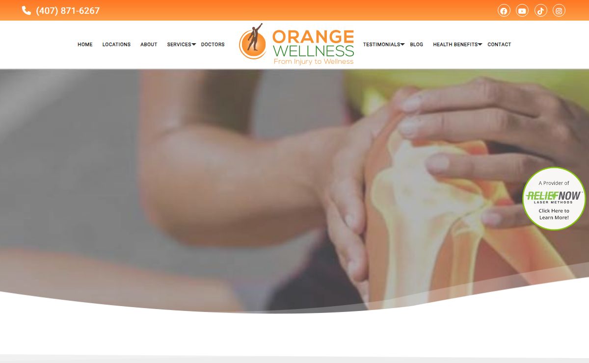 Orange Wellness | Chiropractic Care, Sciatica Treatment, Laser Therapy, Neuropathy Treatment Pain, Automobile Accident, PRP Hair Restoration Treatment and Physical Therapy in Orlando