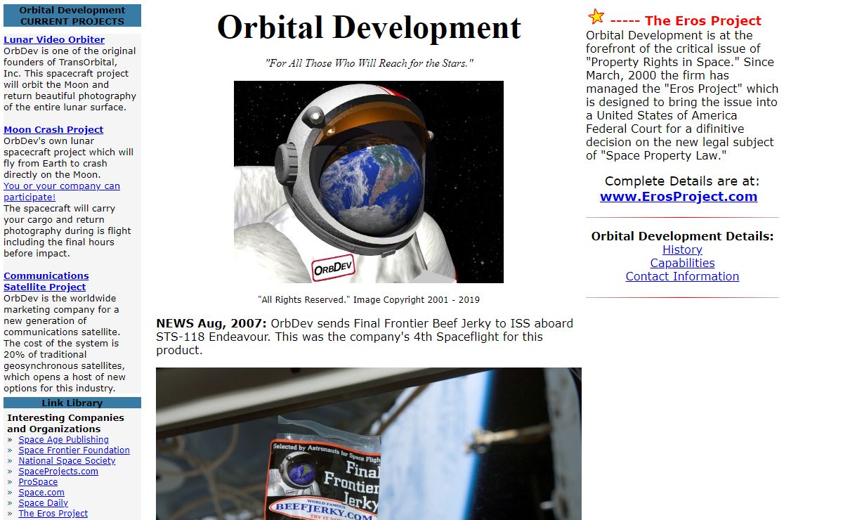Orbital Development: Home Page