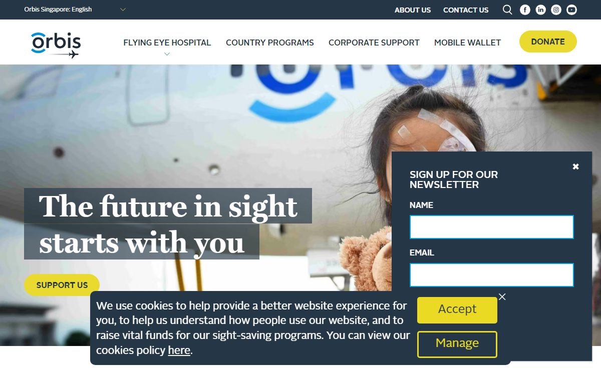Orbis | Singapore homepage