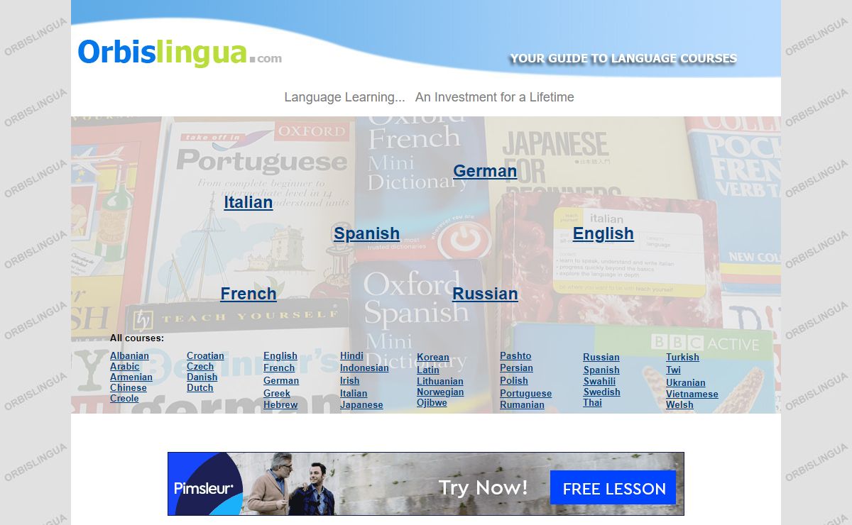 Orbislingua - Information about language courses