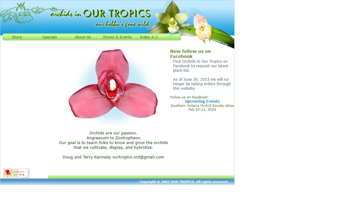 Home - Orchids In Our Tropics