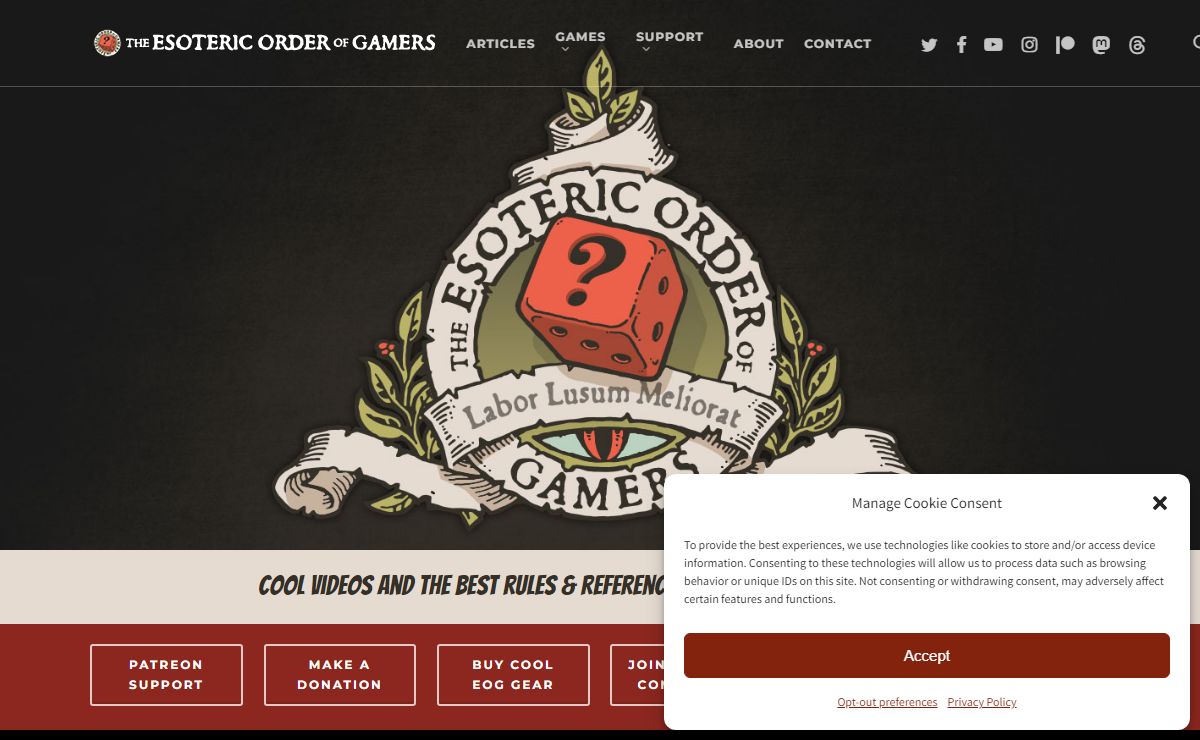 The Esoteric Order of Gamers