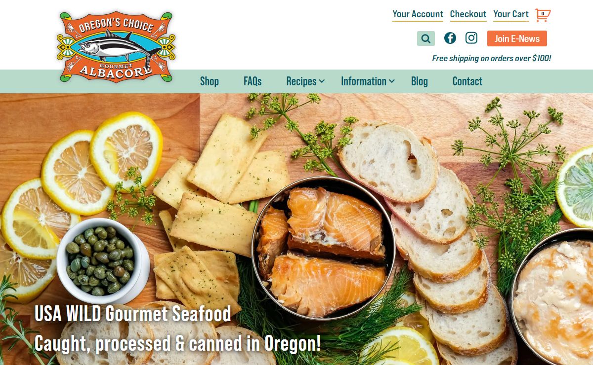 Albacore Tuna | Pacific Salmon | Oregon’s Choice
