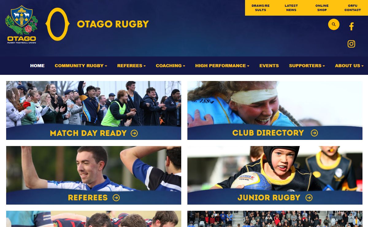 Otago Rugby Football Union - HOME