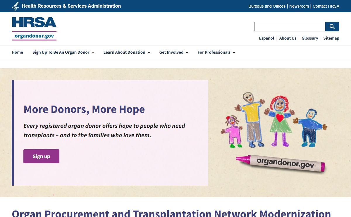 Information about Organ, Eye, and Tissue Donation | organdonor.gov