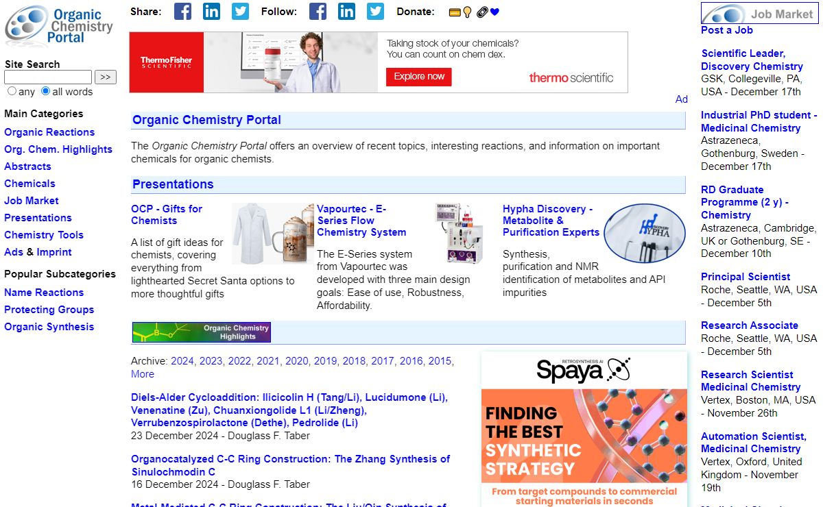 Organic Chemistry Portal