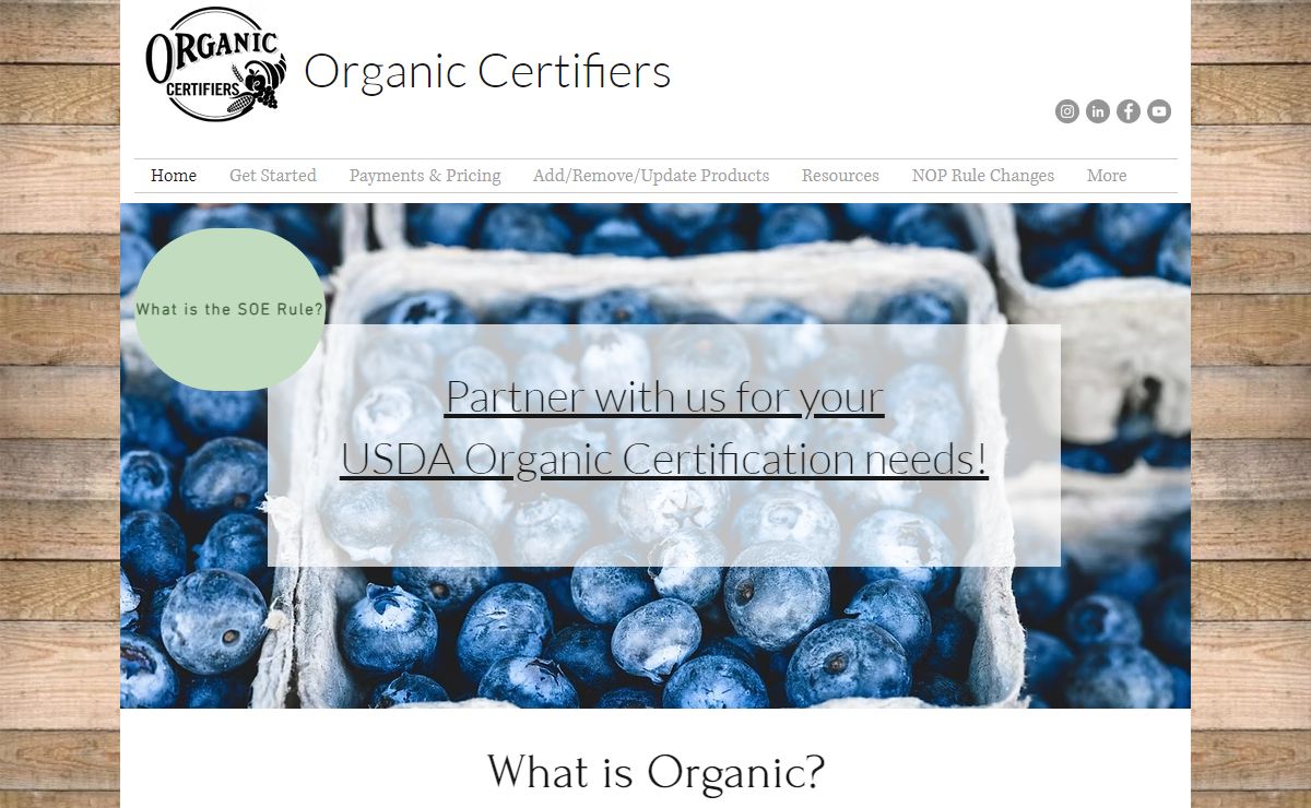 Organic Certification | Organic Certifiers