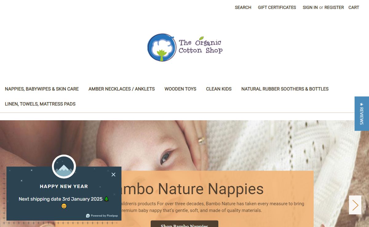 Buy Amber Teething Necklaces, Bambo Nature Eco Nappies and & Wooden Toys