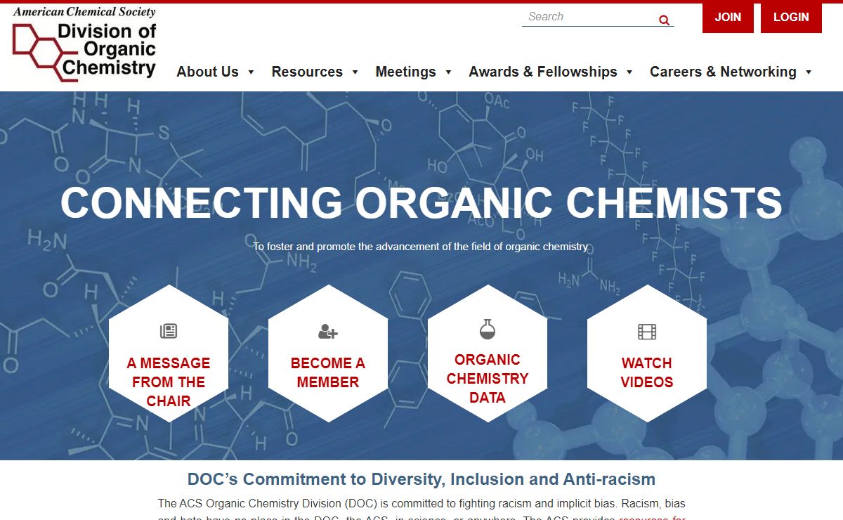 ACS Division of Organic Chemistry - Homepage