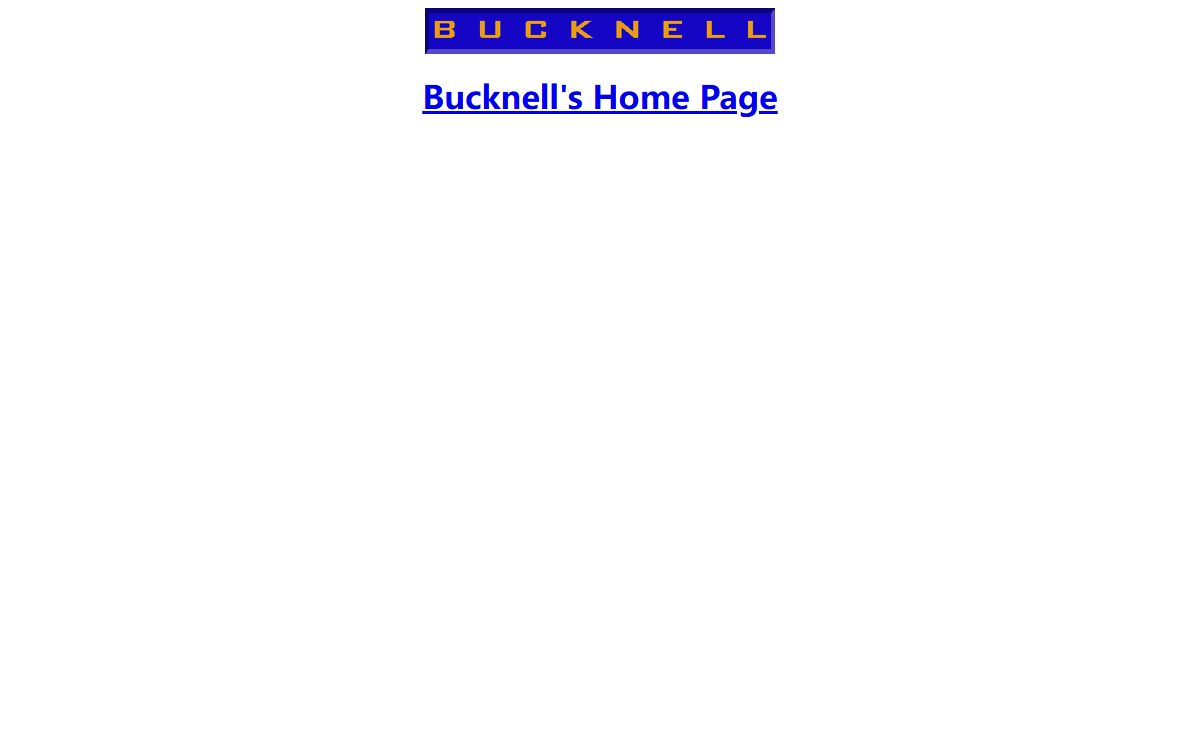 Link to Bucknell Home Page