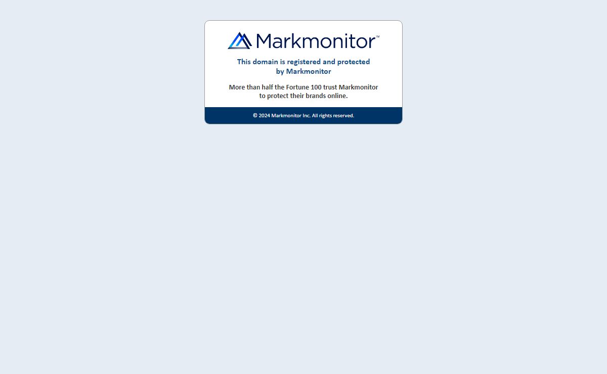 Registered & Protected by MarkMonitor