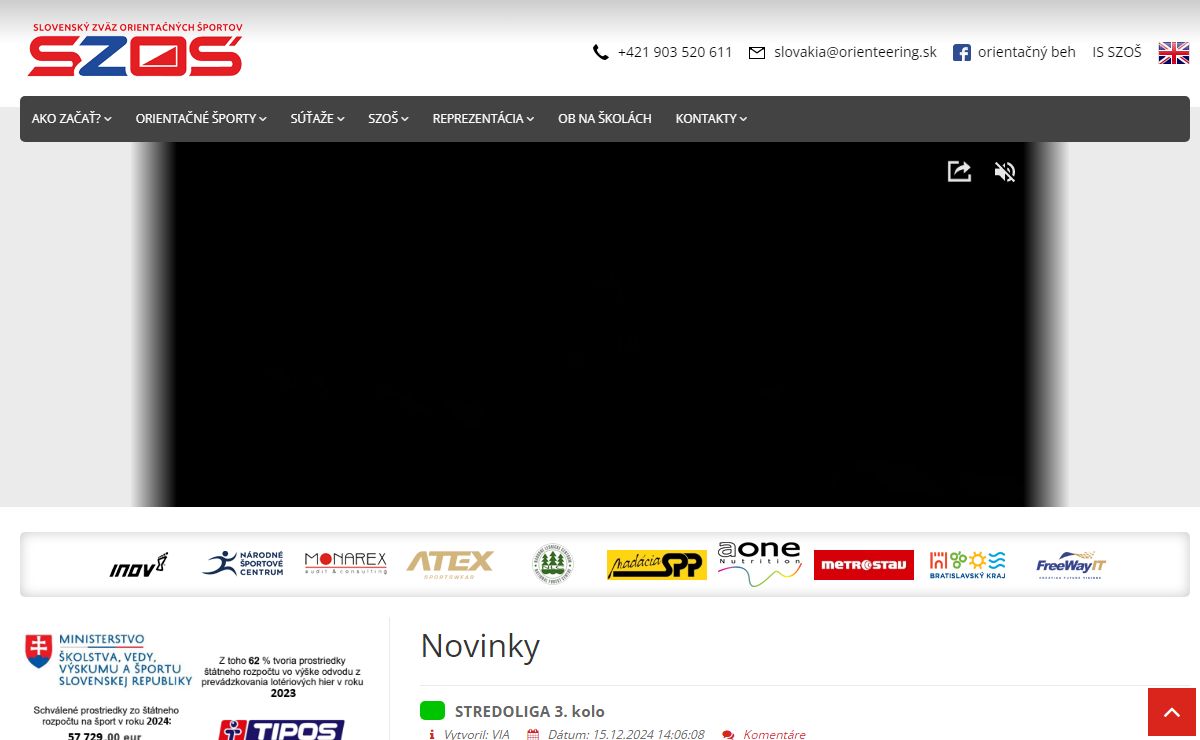 SZOŠ | Slovenský zväz orientačných športov