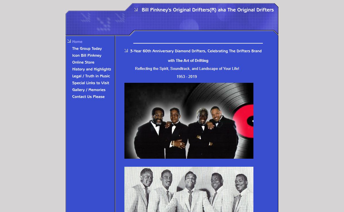 The Drifters Brand, the legal Drifters in the USA and abroad, is in its 65th year!