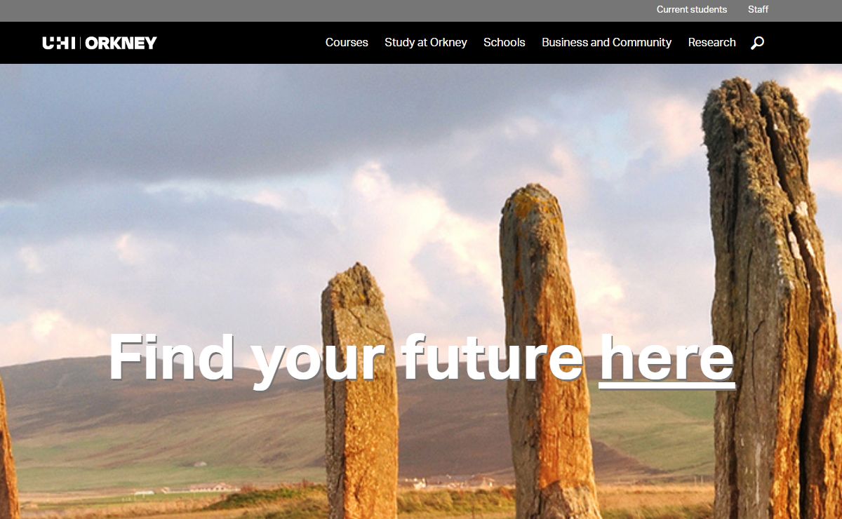 Home - UHI Orkney