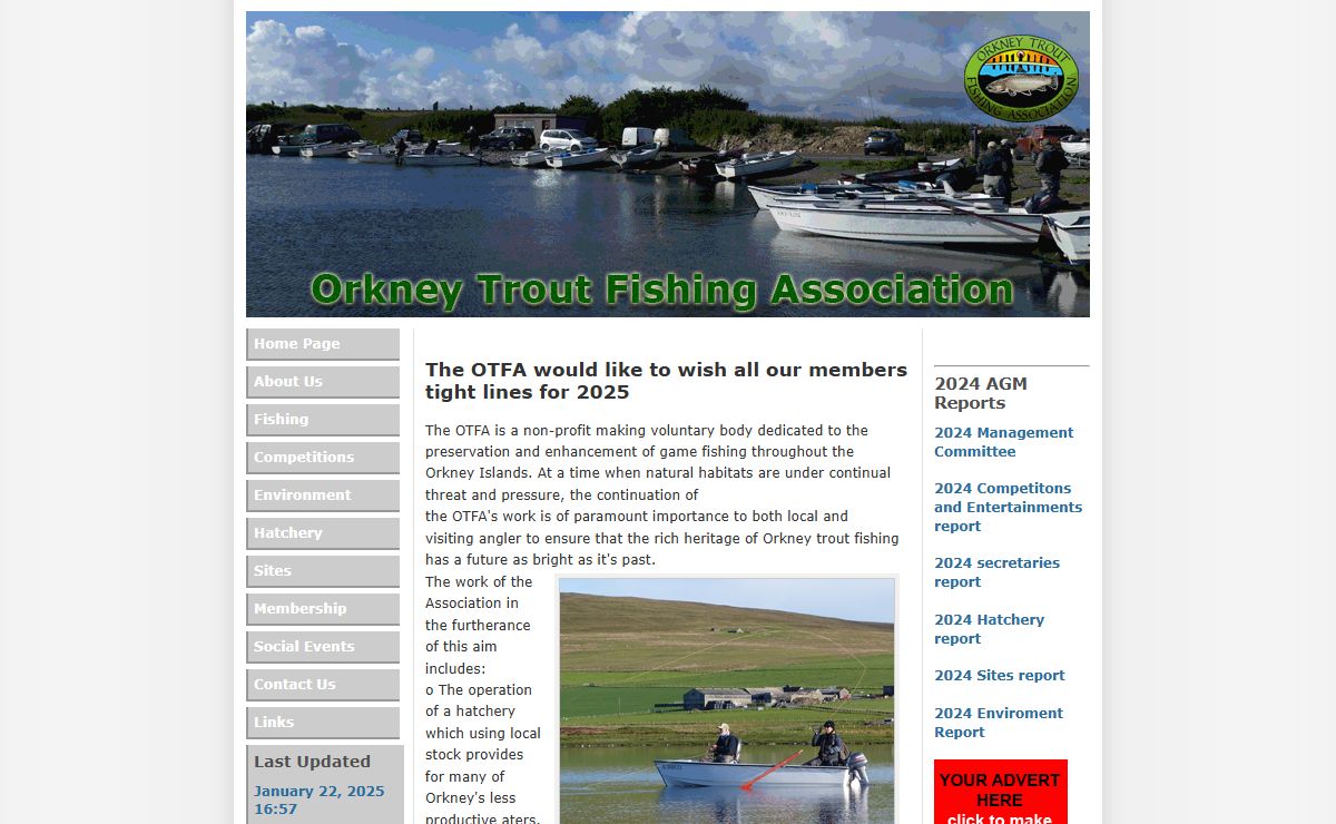 Orkney Trout Fishing Association Home Page