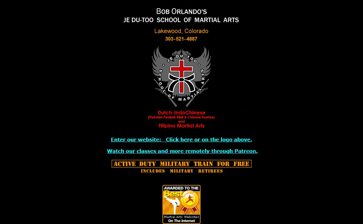 Web Site of Bob Orlando: Instructor in Kuntao-Silat and author of several martial arts books and videos.