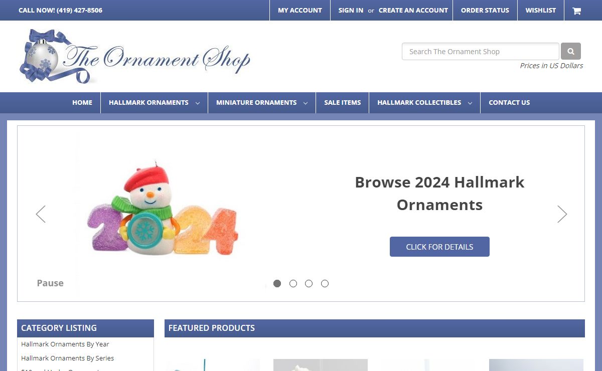Hallmark Ornaments for Sale | Ornament Shop