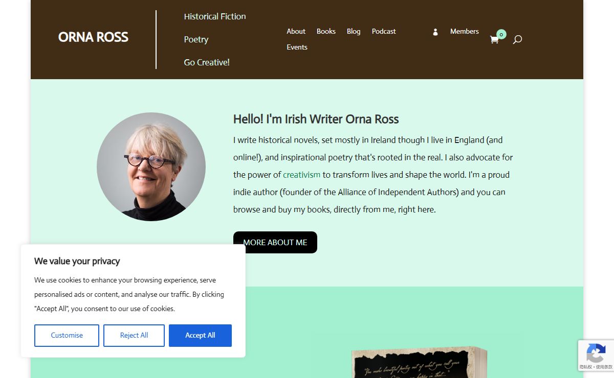 Historical Fiction and Inspirational Poetry by Orna Ross