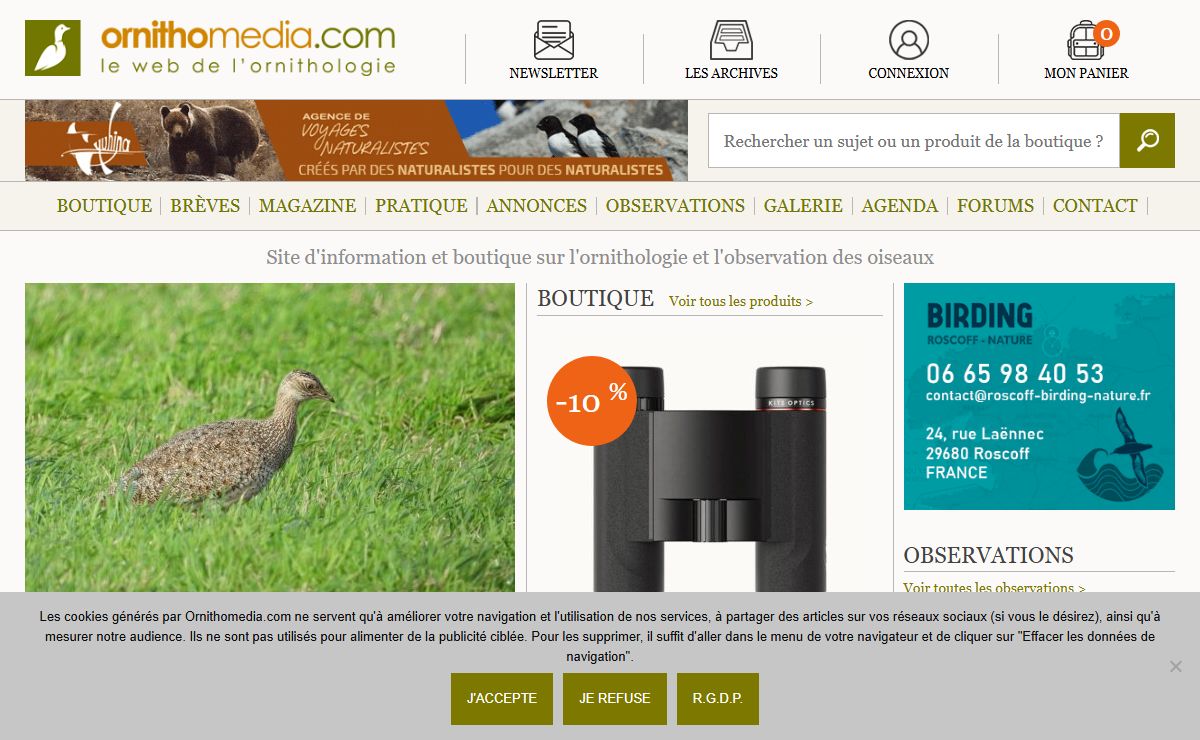 Ornithomedia.com | Le web de l'ornithologie