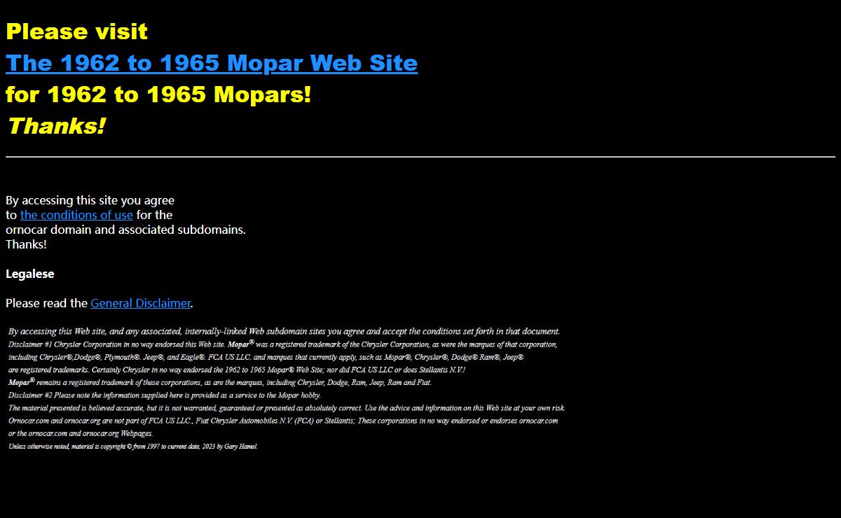 ornocar.com index page