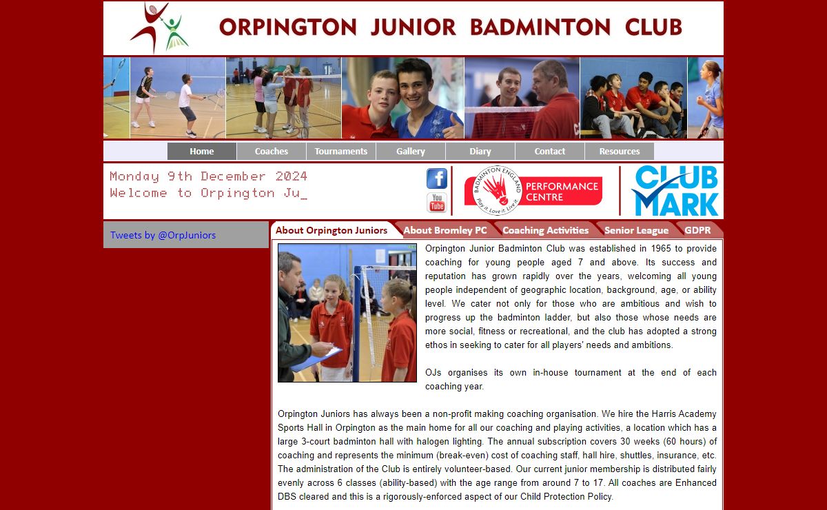 Orpington Juniors Badminton Club