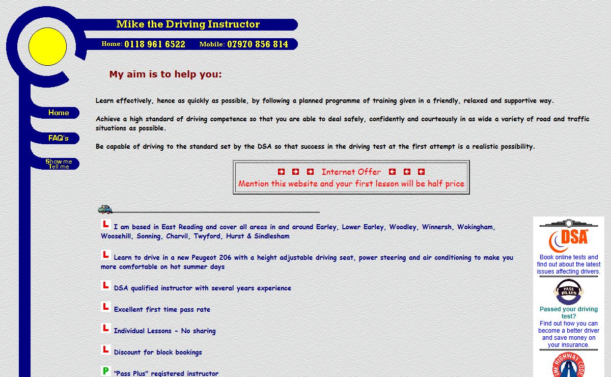 Mike Haller - Driving Instructor - Reading