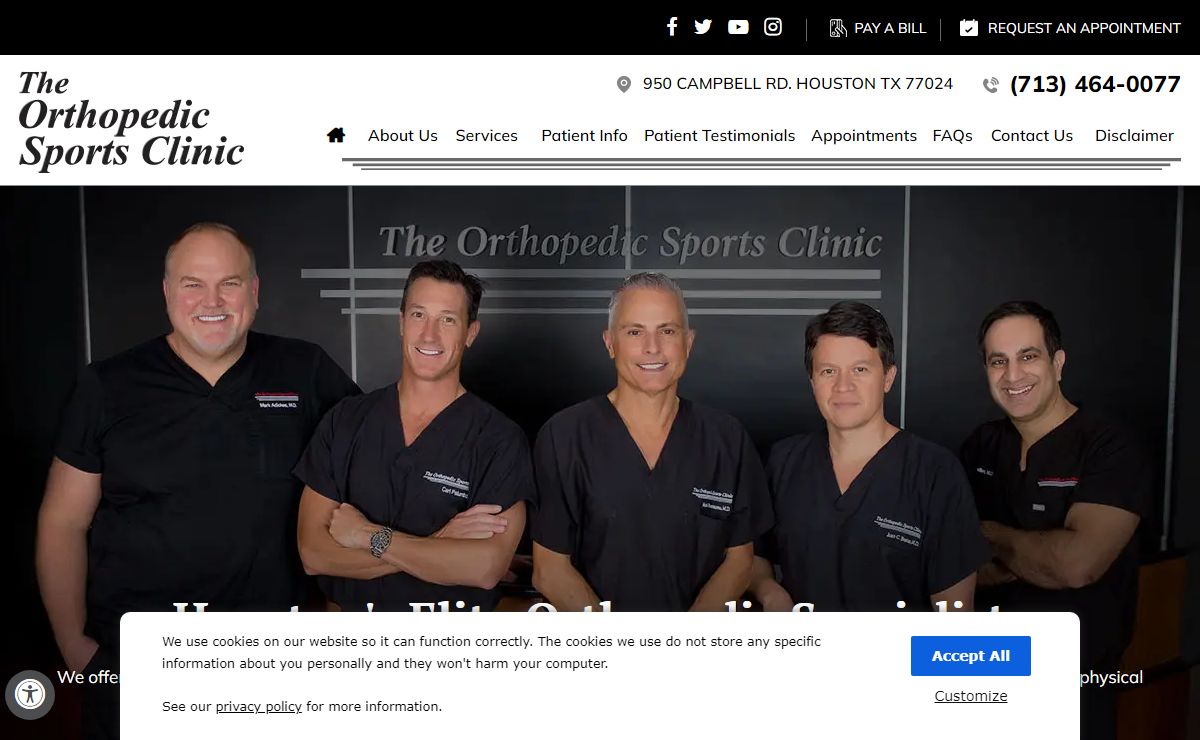The Orthopedic Sports Clinic | Orthopedic Surgeons Houston, TX
