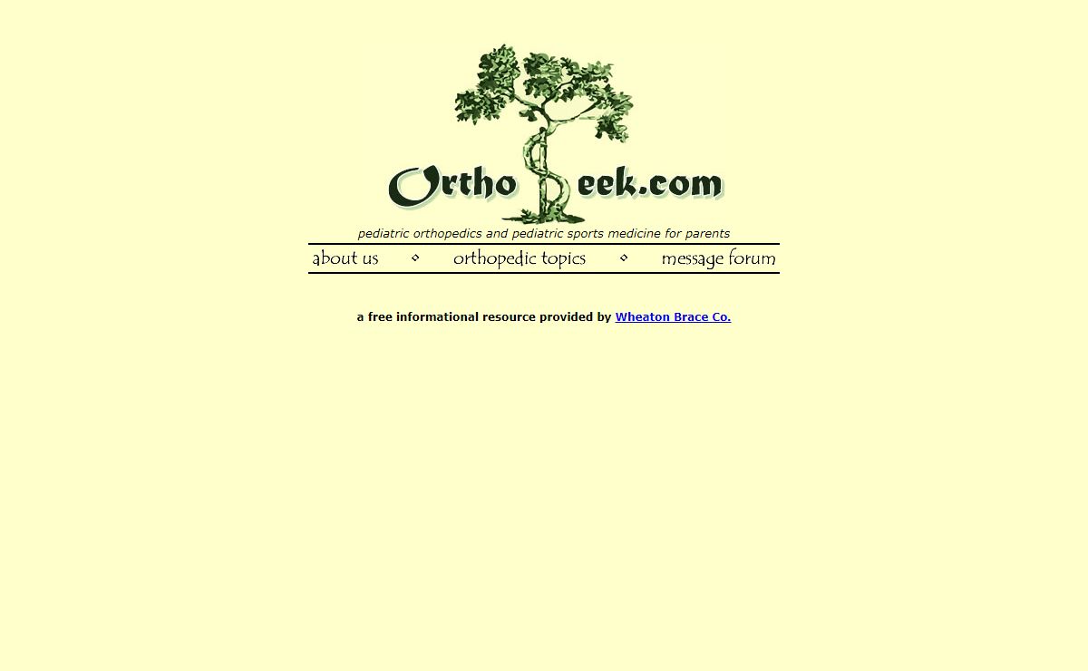 Orthoseek - pediatric orthopedics and pediatric sports medicine for parents