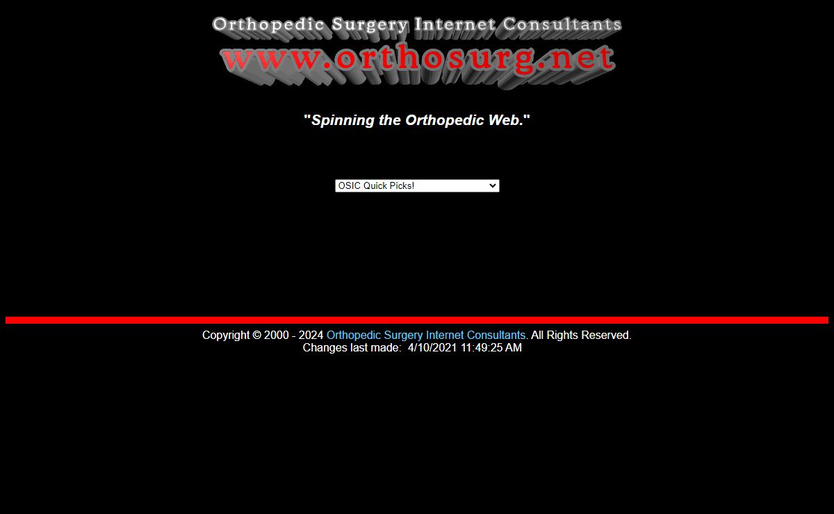Orthopedic Surgery Internet Consultants (OSIC)