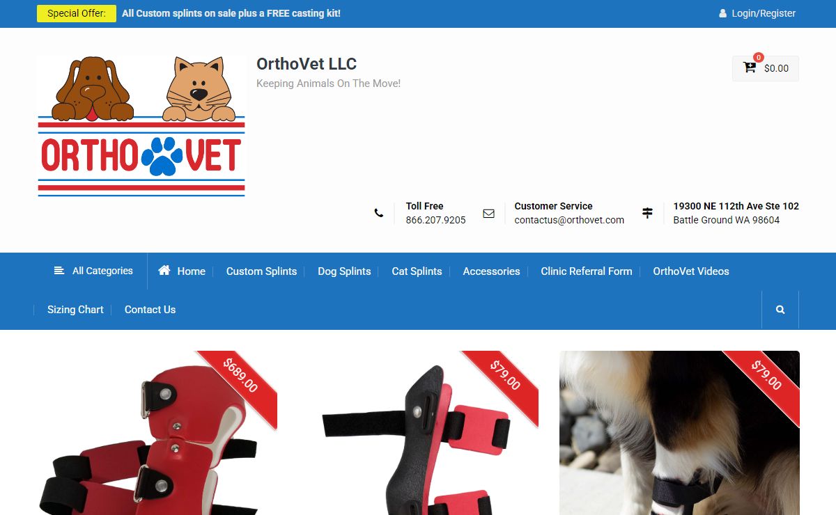 OrthoVet LLC – Keeping Animals On The Move!