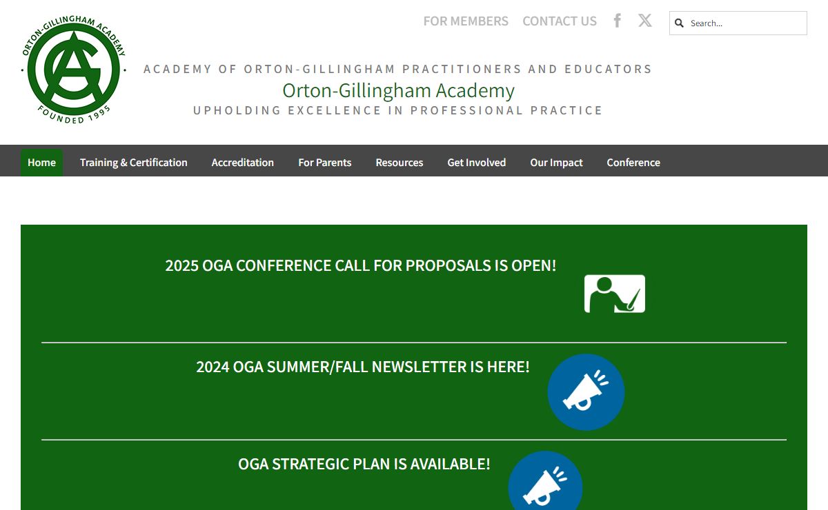 Orton-Gillingham Academy
