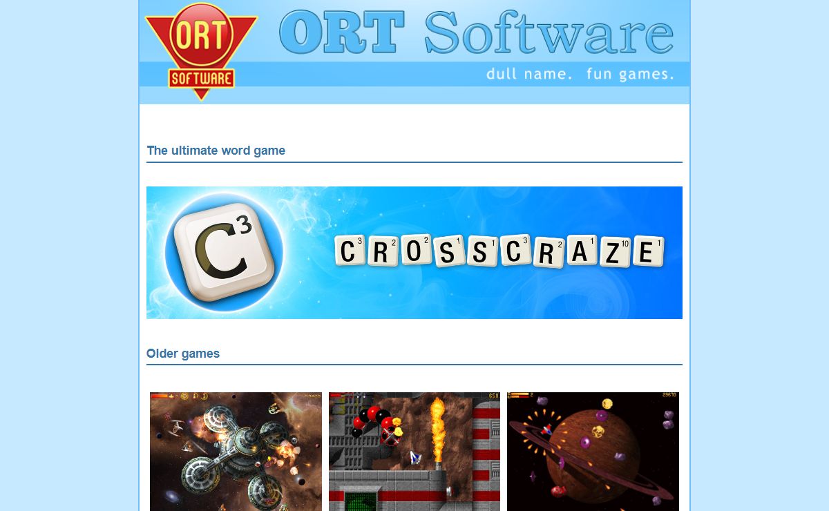 ORT Software ~ dull name, fun games ~ for Windows and Android