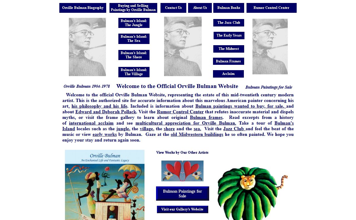 Orville Bulman: The Official Orville Bulman Website