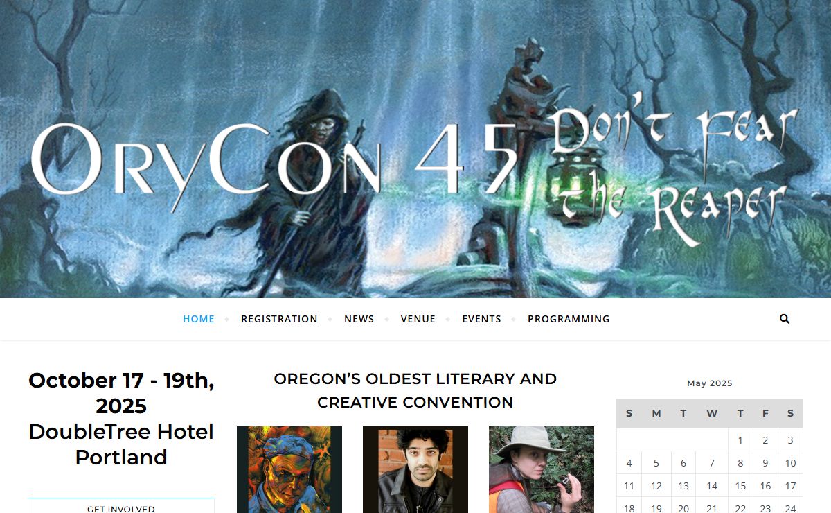 OryCon 45: Oct 17-19 2025