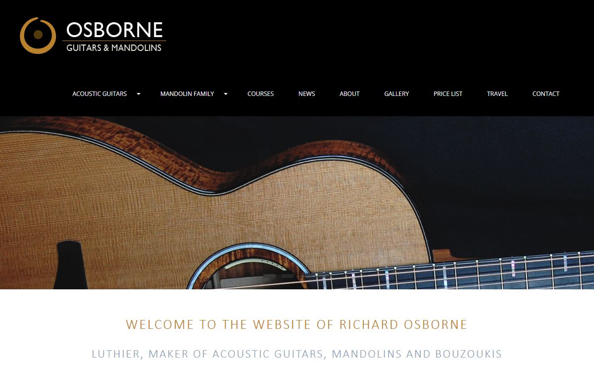 Osborne Guitars & Mandolins | Instruments And Courses