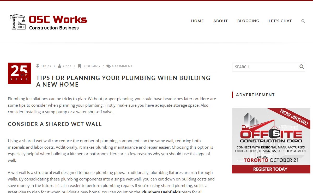 OSC Works - Construction Business