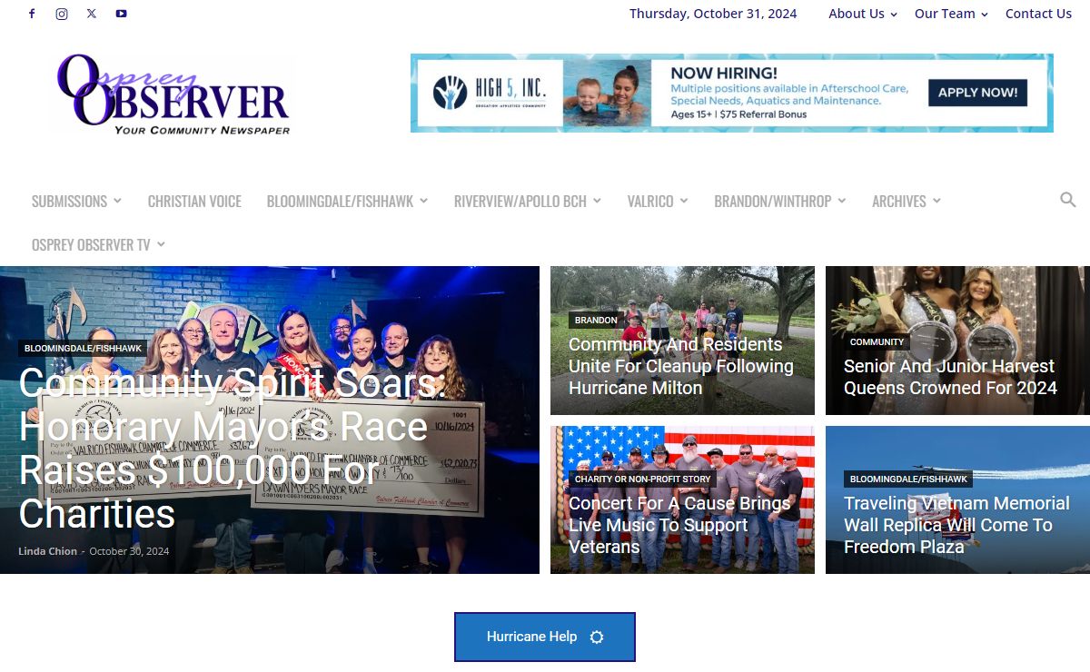 Osprey Observer | Your Community Newspaper