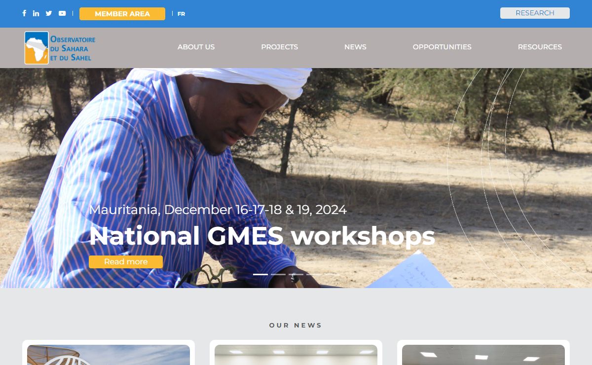 Home | Welcome at Sahara and Sahel Observatory