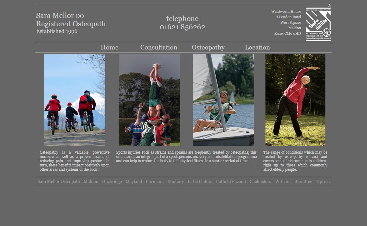 Osteopath in Maldon Essex