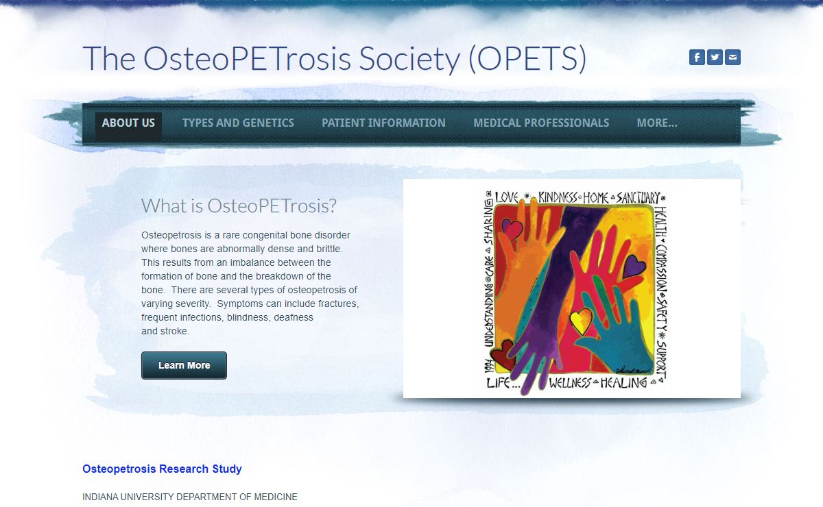 The OsteoPETrosis Society (OPETS) - About Us