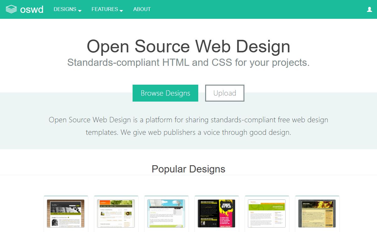Open Source Web Design - Download free web design templates.