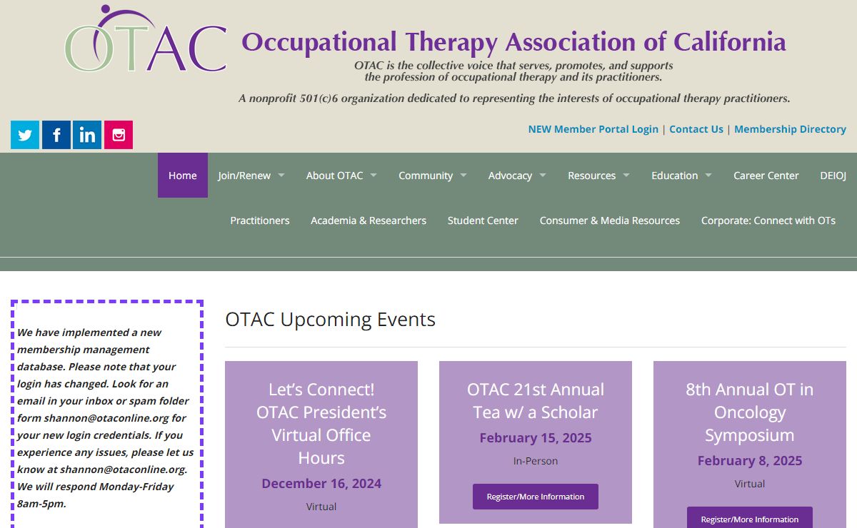Occupational Therapy Association of California